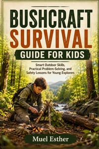 Bushcraft Survival Guide for Kids: Smart Outdoor Skills, Practical Problem-Solving, and Safety Lessons for Young Explorers cover