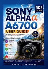 SONY ALPHA a6700 USER GUIDE 2026: The Complete Beginner-to-Pro Guide to Setup, AI Autofocus, Photography, 4K Video, Custom Settings, Hidden Features, cover