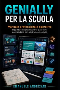 GENIALLY PER LA SCUOLA - Manuale professionale operativo: Progettare lezioni interattive e prodotti degli studenti con gli strumenti gratuiti cover