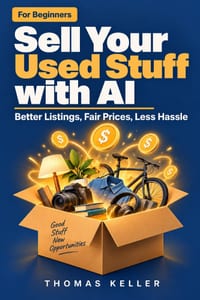Sell Your Used Stuff with AI: Better Listings, Fair Prices, Less Hassle - A Beginner's Guide to Selling Secondhand Online cover