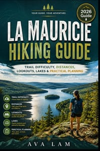 La Mauricie Hiking Guide: Trail Difficulty, Distances, Lookouts, Lakes & Practical Planning cover
