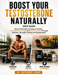 Boost Your Testosterone Naturally (2026 Guide): Natural Strategies to Support Healthy Testosterone, Energy, and Muscle Growth Through Nutrition, Stren cover