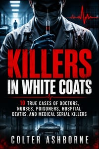 Killers In White Coats: 10 True Cases of Doctors, Nurses, Poisoners, Hospital Deaths, and Medical Serial Killers cover