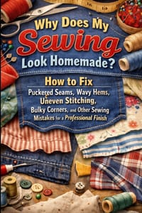 Why Does My Sewing Look Homemade?: How to Fix Puckered Seams, Wavy Hems, Uneven Stitching, Bulky Corners, and Other Sewing Mistakes for a Professional cover
