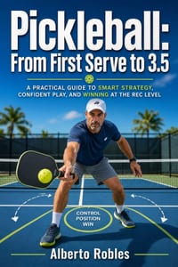 Pickleball: From First Serve to 3.5: Learn the Rules, Build a Reliable Serve, Master Dinks and Third-Shot Drops, Improve Doubles Positioning, and Win cover