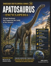 Dinosaur Encyclopedia Series Vol.25 Apatosaurus Encyclopedia: A Scientific Guide to the Giant Herbivorous Dinosaur of the Late Jurassic cover