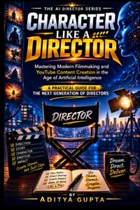 Character Like a Director: Mastering Modern Filmmaking and YouTube Content Creation in the Age of Artificial Intelligence cover