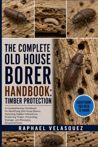 The Complete Old House Borer Handbook: TIMBER PROTECTION: A Comprehensive Handbook for Identifying Old House Borers, Detecting Hidden Infestations, Pr cover