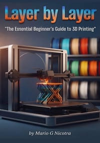 Layer by Layer: The Essential Beginner's Guide to 3D Printing cover