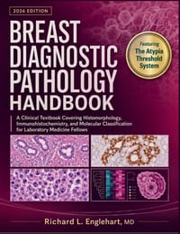 Breast Diagnostic Pathology Handbook: A Clinical Textbook Covering Histomorphology, Immunohistochemistry, and Molecular Classification for Laboratory cover