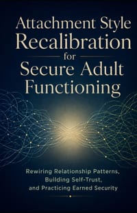 Attachment Style Recalibration for Secure Adult Functioning: Rewiring Relationship Patterns, Building Self-Trust, and Practicing Earned Security cover