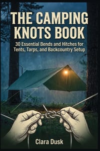 The Camping Knots Book 30 Essential Bends and Hitches for Tents, Tarps, and Backcountry Setup cover