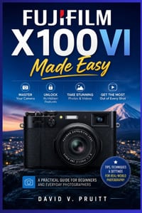 FUJIFILM X100VI Made Easy: Mastering Your Camera, Unlocking Its Hidden Features, Taking Stunning Photos & Videos, and Getting the Most Out of Every Sh cover
