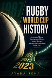 Rugby World Cup History: Almanac of Every Tournament, Match, Result, Record, Statistic, and Milestone Since 1987 cover