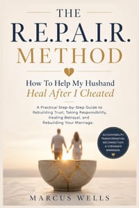 How To Help My Husband Heal After I Cheated. THE R.E.P.A.I.R. METHOD: A Practical Step-by-Step Guide to Rebuilding Trust, Taking Responsibility, Heali cover