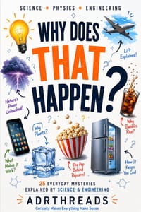 Why Does That Happen?: Why Does That Happen? 25 Everyday Mysteries Explained by Science & Engineering / 6x9 inches 125 pages cover