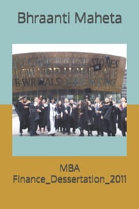 MBA Finance_Dessertation_2011 cover