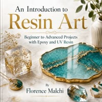 An Introduction to Resin Art: Beginner to Advanced Projects with Epoxy and UV Resin: A Step-by-Step Crafting Guide for Creating Stunning Coasters, Jew cover
