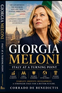 Giorgia Meloni Italy at a Turning Point: The Government, the Reforms and Italy's New Direction: An Assessment of the Meloni Government cover