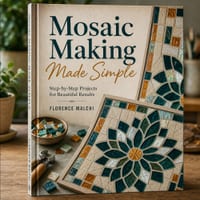 Mosaic Making Made Simple: A Step-by-Step Guide to Crafting Beautiful Mosaic Art for Beginners and Beyond cover