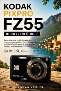 Kodak Pixpro Fz55 Benutzerführer: Beherrsche deine 16-MP-Digitalkamera, 5-fachen optischen Zoom, 28mm-Weitwinkelobjektiv und 1080p Full-HD-Video für b cover