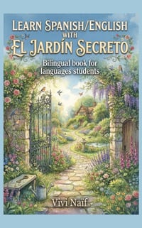 Learn Spanish/Englesh with El Jardin Secreto: bilingual book for languages students cover