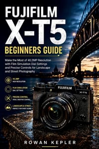 FUJIFILM X-T5 Beginners Guide: Make the Most of 40.2MP Resolution with Film Simulation Dial Settings and Precise Controls for Landscape and Street Pho cover