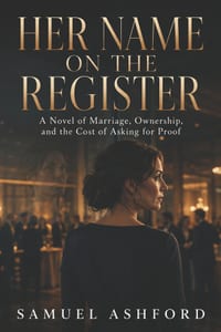 Her Name On the Register: A Novel of Marriage, Ownership, and the Cost of Asking for Proof, Book One cover