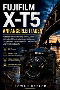 FUJIFILM X-T5 Anfängerleitfaden: Nutzen Sie die Auflösung von 40,2 MP optimal mit Filmsimulationseinstellungen und präzisen Steuerungen für Landschaft cover