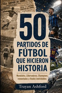 50 Partidos de Fútbol Que Hicieron Historia: Mundiales, Libertadores, Champions, remontadas y finales inolvidables cover