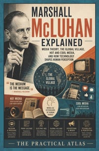 Marshall McLuhan Explained: Media Theory, the Global Village, Hot and Cool Media, and How Technology Shapes Human Perception cover