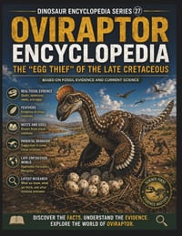 Dinosaur Encyclopedia Series Vol.27 Oviraptor Encyclopedia: 2．Subtitle The "Egg Thief" of the Late Cretaceous-Explored Through Fossil Evidence cover
