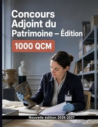 Concours Adjoint du Patrimoine - Édition - 1000 QCM Corrigés: Accueil, surveillance, conservation et sécurité des collections: révision ciblée et prép cover