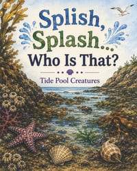 Splish, Splash... Who Is That?: A Curious Animal Guessing Book - Tide Pool Creatures cover
