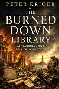 The Burned Down Library: Alexandria and the Fear of Forgetting cover