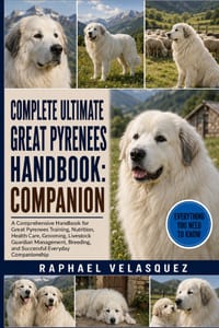 Complete Ultimate Great Pyrenees Handbook: COMPANION: A Comprehensive Handbook for Great Pyrenees Training, Nutrition, Health Care, Grooming, Livestoc cover