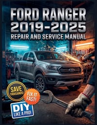 Ford Ranger 2019-2025 Repair and Service Manual: The Complete Illustrated Step-by-Step Guide to Dealership-Level Diagnostics, Routine Maintenance, and cover