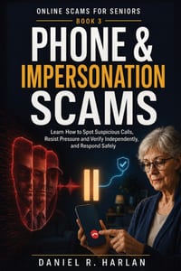 Phone & Impersonation Scams: Learn How to Spot Suspicious Calls, Resist Pressure and Verify Independently, and Respond Safely cover