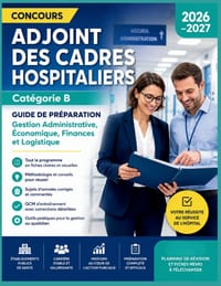 Concours Adjoint des Cadres Hospitaliers 2026-2027: Guide de Préparation Catégorie B - Gestion Administrative, Économique, Finances et Logistique cover