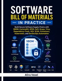Software Bill of Materials in Practice: Build Secure Software Supply Chains with SBOM, CycloneDX, SPDX, Syft, Grype, Trivy, Dependency-Track, VEX, SLS cover