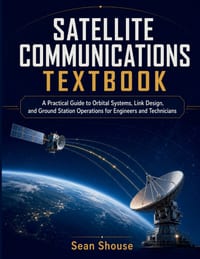 Satellite Communications Textbook: A Practical Guide to Orbital Systems, Link Design, and Ground Station Operations for Engineers and Technicians cover