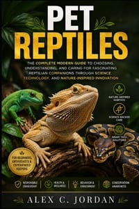 Pet Reptiles: The Complete Modern Guide to Choosing, Understanding, and Caring for Fascinating Reptilian Companions Through Science, Technology, and N cover