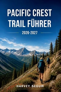 Pacific Crest Trail Führer 2026-2027: Etappenwanderungen, Verpflegungsplanung, Genehmigungsinfos und Höhenprofile von Mexiko bis Kanada cover
