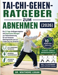 Tai-Chi-Gehen-Ratgeber Zum Abnehmen (2026): Ein 21-Tage-Anfängerratgeber mit illustrierten Übungen zur Fettverbrennung, für ein besseres Gleichgewicht cover
