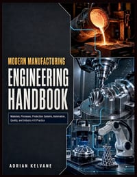 Modern Manufacturing Engineering Handbook: Materials, Processes, Production Systems, Automation, Quality, and Industry 4.0 Practice cover