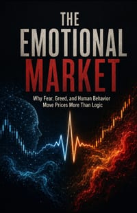 The Emotional Market: Why Fear, Greed, and Human Behavior Move Prices More Than Logic cover