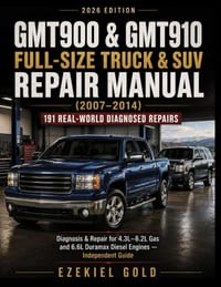 GMT900 & GMT910 Full-Size Truck & SUV Repair Manual (2007-2014): 191 Real-World Diagnosed Repairs: Diagnosis & Repair for 4.3L-6.2L Gas and 6.6L Duram cover