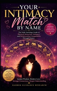 Find Your Intimacy Match by Your Name: he Vedic Astrology Guide to Physical Attraction, Intimacy, and Relationship Compatibility Through Names cover