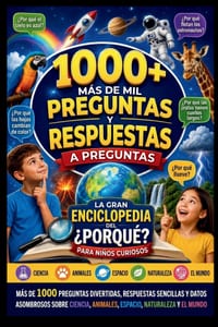1000+ Preguntas y Respuestas a Preguntas: La gran enciclopedia del ¿Por qué?: 1001 preguntas y datos asombrosos para niños curiosos. cover