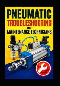 Pneumatic Troubleshooting for Maintenance Technicians: A Practical Guide to Air Supply, Valves, Cylinders, Leaks, Pressure Loss, Vacuum Systems, and M cover